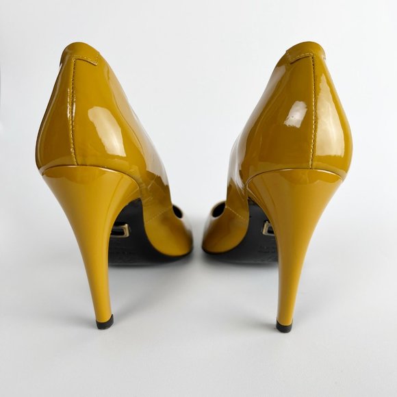 Size 34 Roger Vivier Paris Patent Leather Pointed Toe Stiletto High Heels - Picture 4 of 7